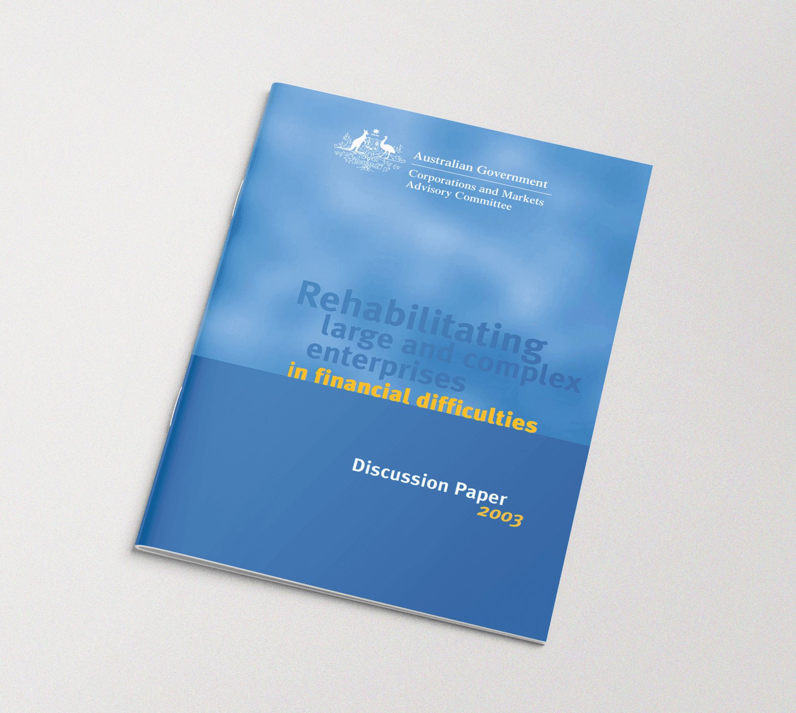 CAMAC Report 2003 — Rehabilitating Large and Complex Enterprises (2003)